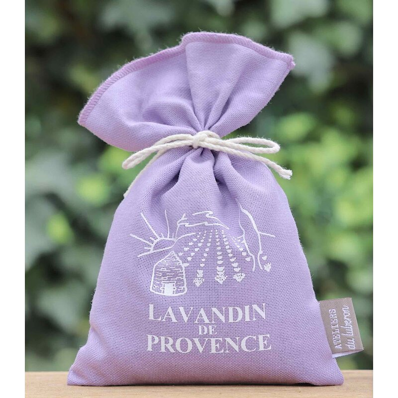 Grote lavendelzak met eigen bedrukking