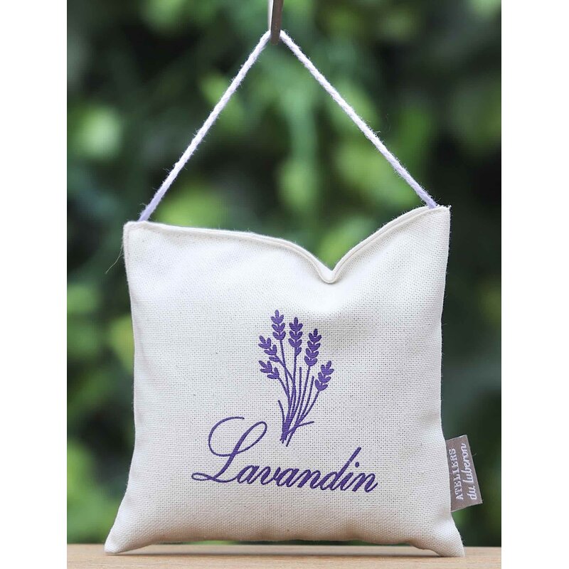 Lavendelkussentje met eigen bedrukking