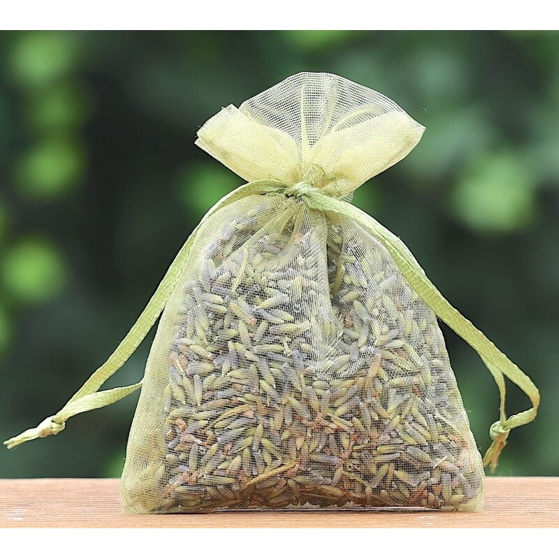 Organza lavendelzakje met uw naam