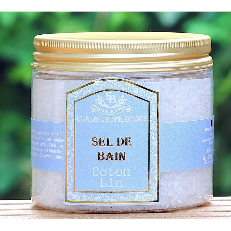 Badzout in de geur coton