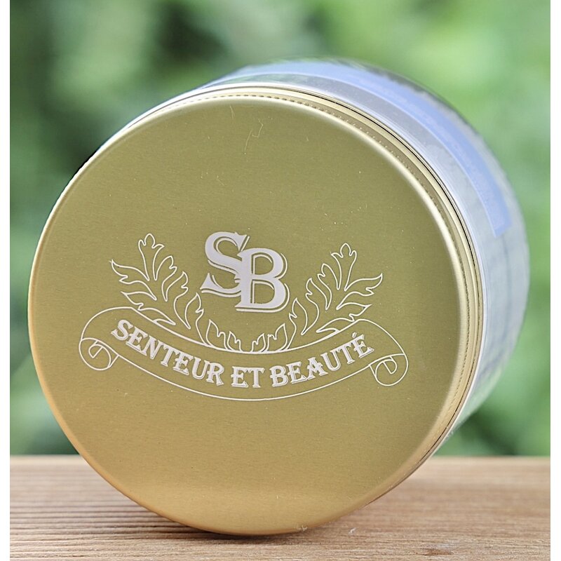 Badzout in de geur vanille patchouli