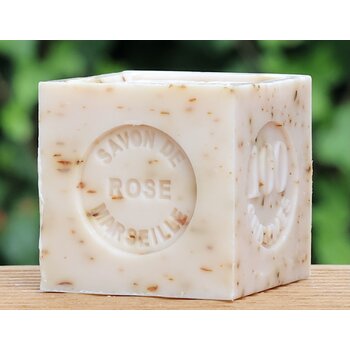 Lumière de Provence Blokje zeep rozenblaadjes