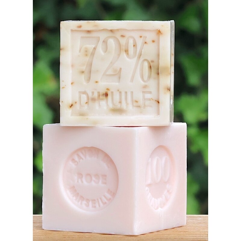 Blokje Savon de Marseille rozen
