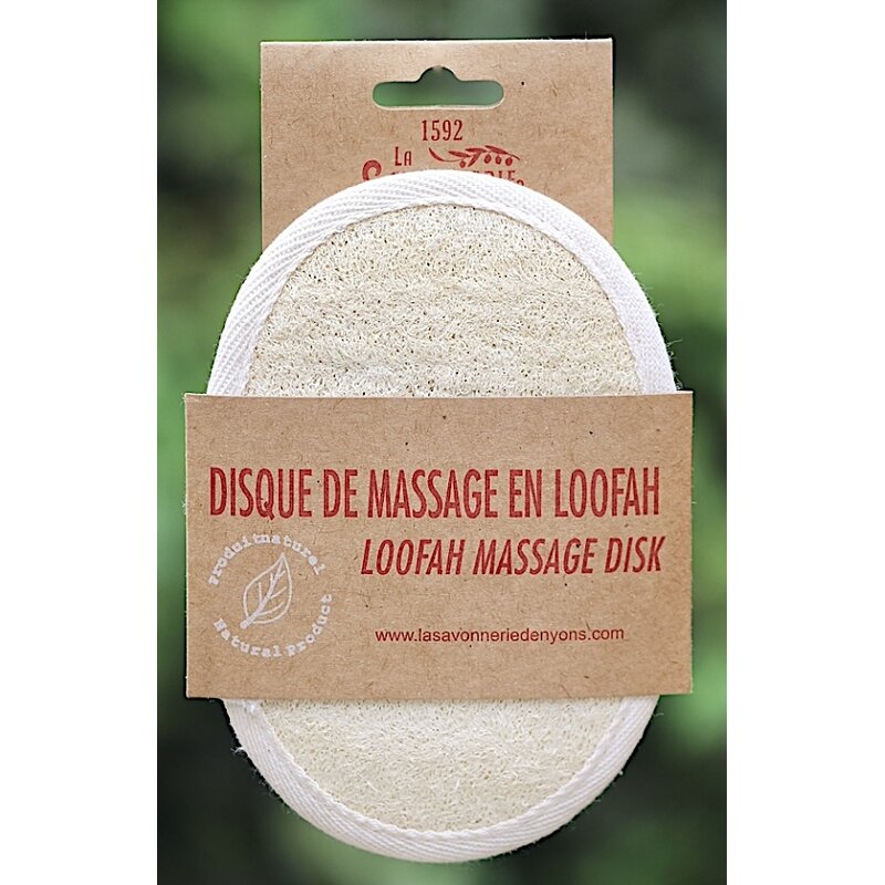 Loofah disk om te scrubben