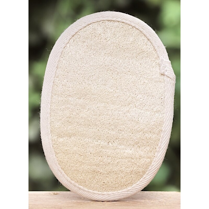 Loofah disk om te scrubben