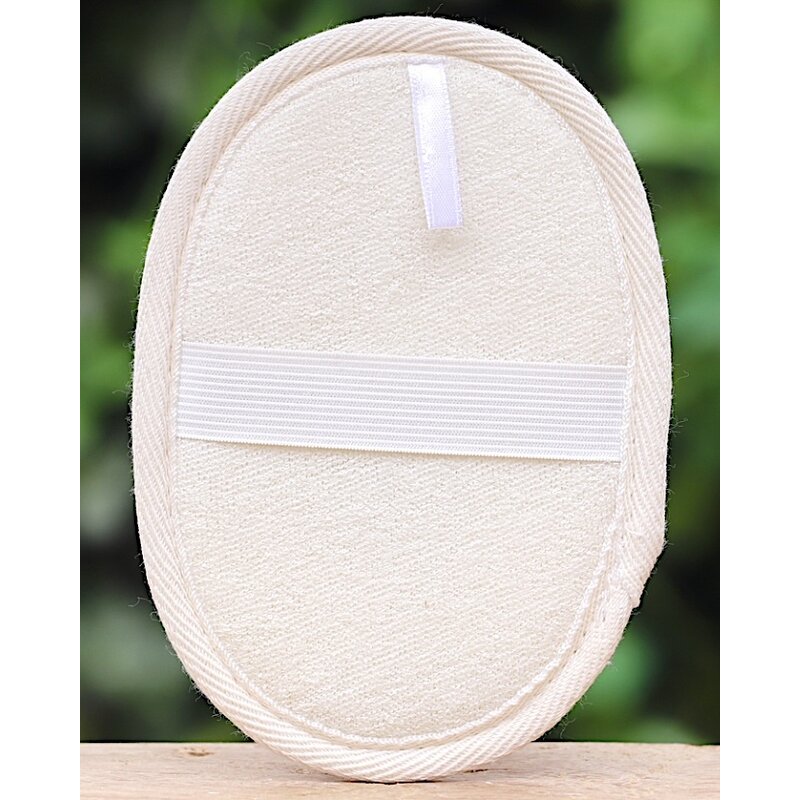 Loofah disk om te scrubben