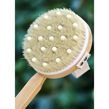 Lumière de Provence Massageborstel steel