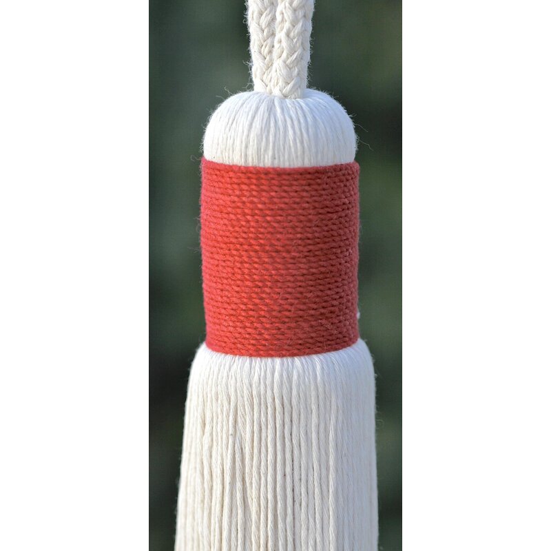 Embrasse grote kwast rood