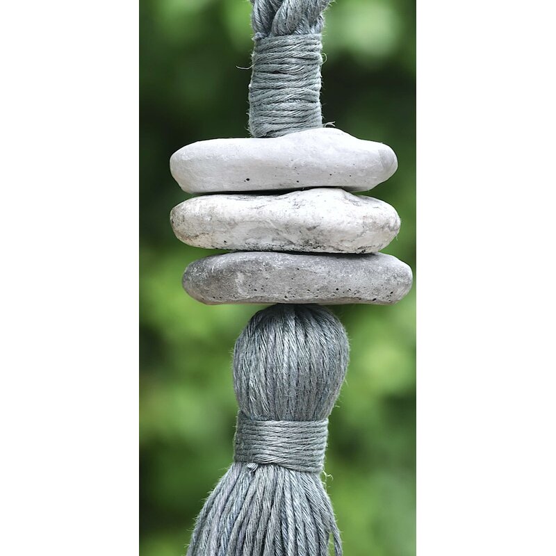 Embrasse met kiezelsteentjes