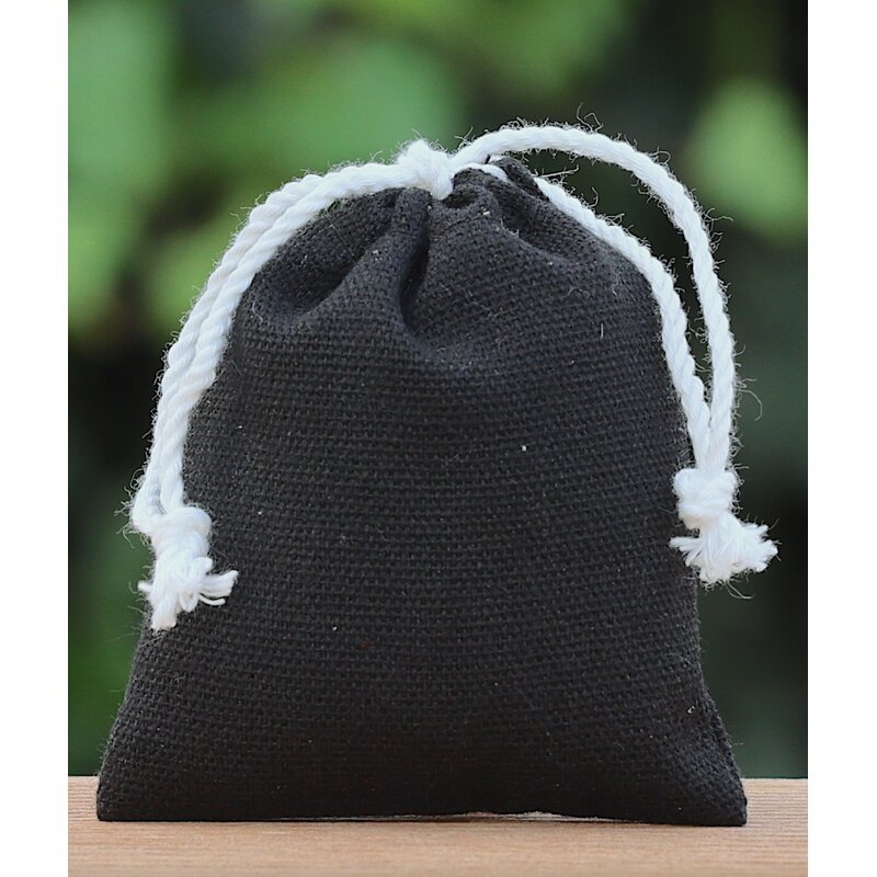 Klein lavendelzakje zwart