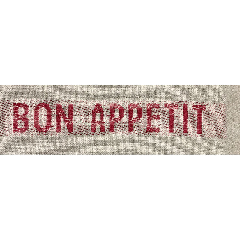 Placemat bon appetit  rood