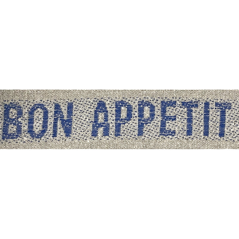 Placemat bon appetit blauw