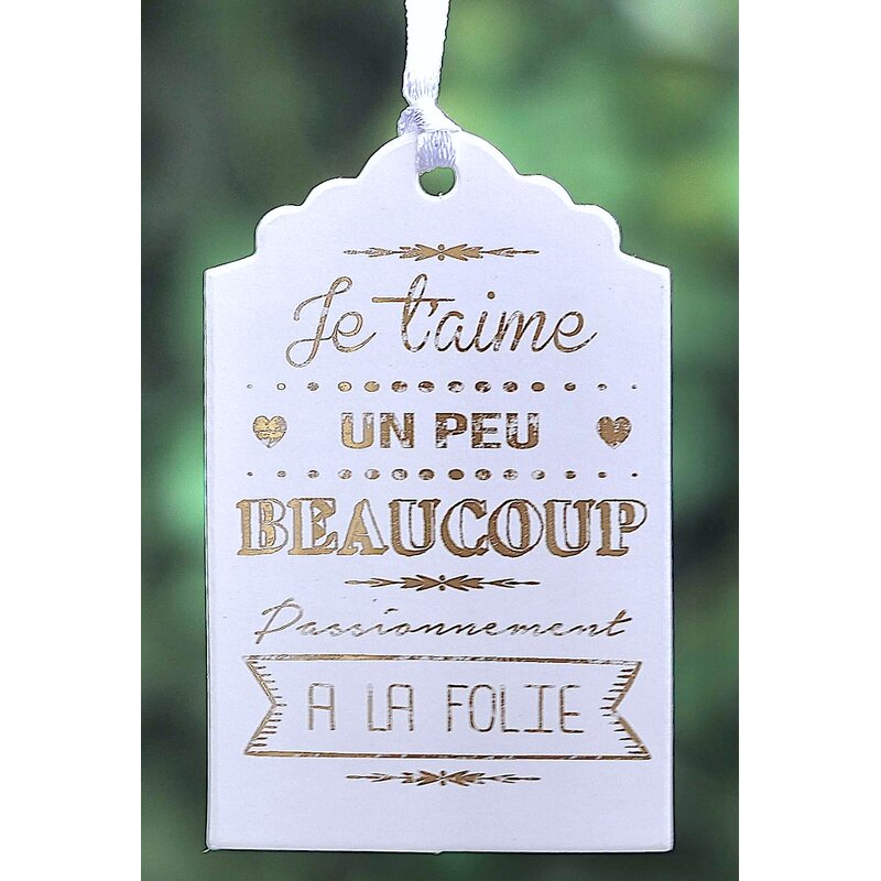 Cadeaulabel Franse teksten