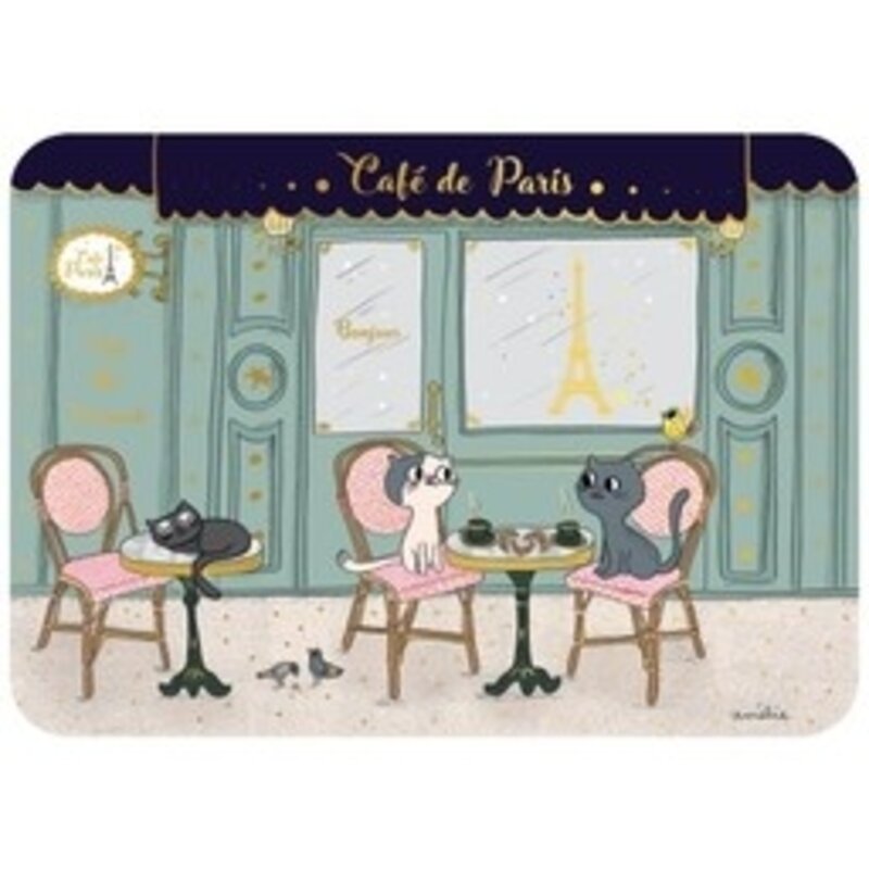 Ansichtkaart café in Parijs
