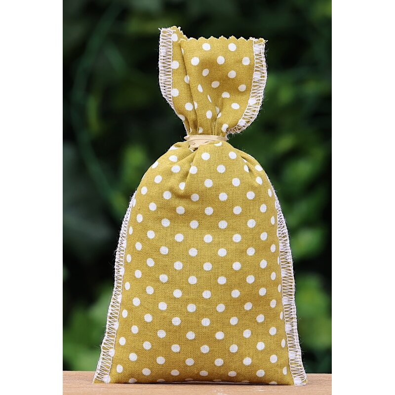 Lavendelzakje met stippen