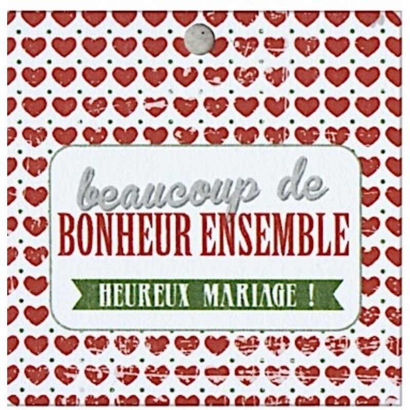 Cadeaulabel bonheur