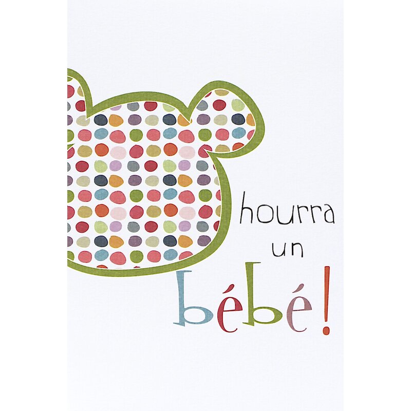 Franse wenskaart geboorte