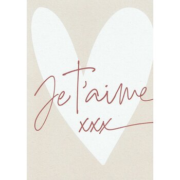 Lumière de Provence Wenskaart je t'aime
