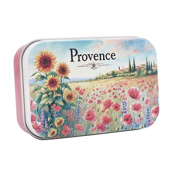 Savonnerie de Nyons Blikje zeep bloemen