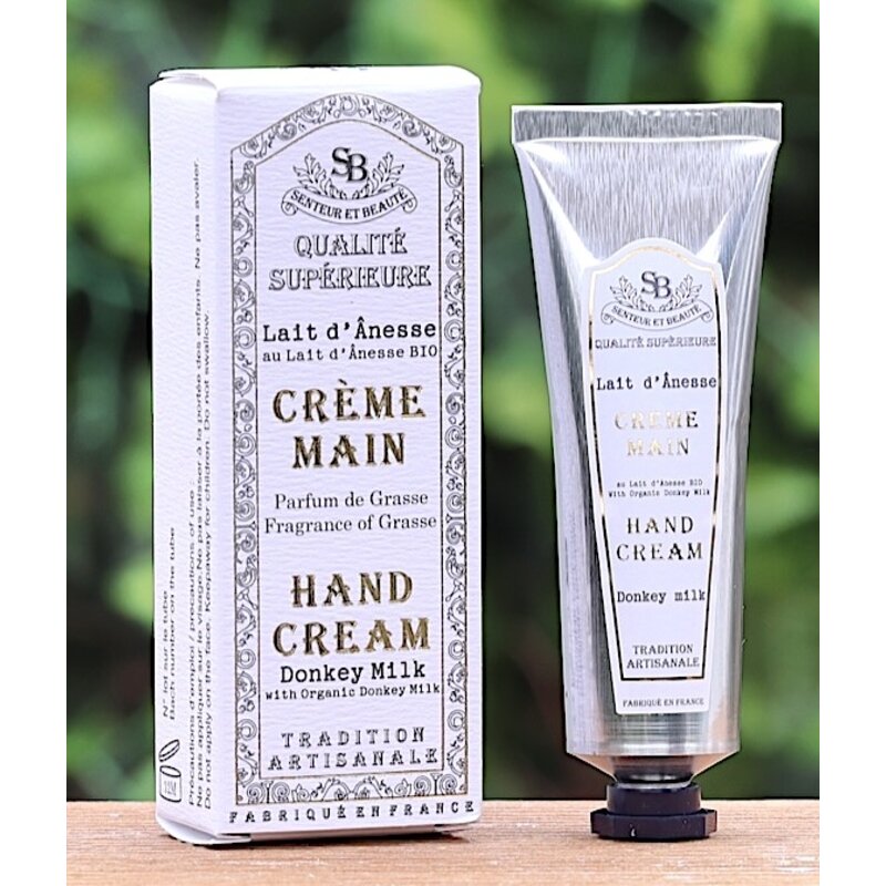 Handcrème met ezelinnenmelk