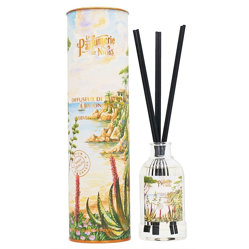 Geurstokjes verveine in koker