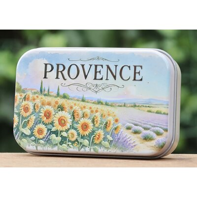 Blikje zeep zonnebloem