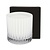 Geurkaars in luxe ribbelglas met logo