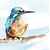 Doosje zeep ijsvogel