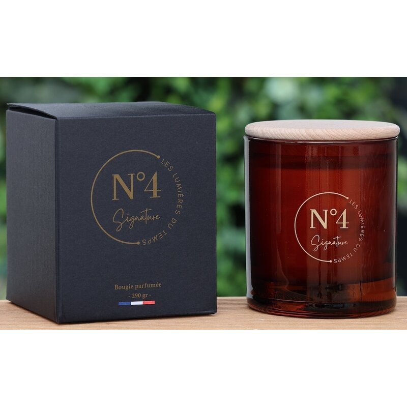 Kaars in apothekersglas met eigen logo