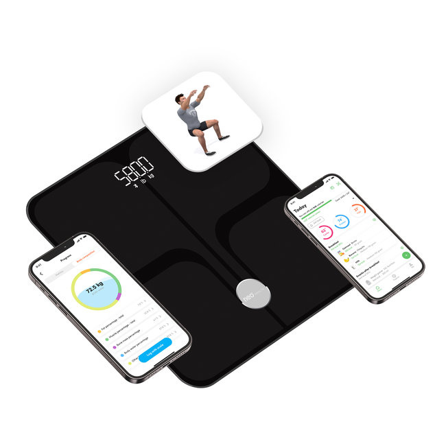 Fitnus Athletic Smart Scale for Body Weight and Fat Percentage, Monitor  Muscle, Body Composition and Health Analysis