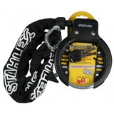 blocage des roues avec une chaîne de bouchon