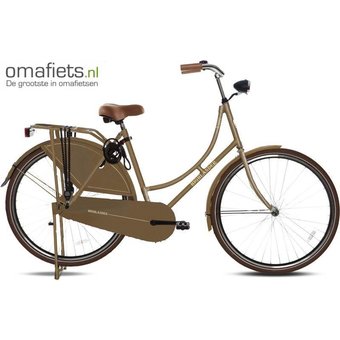 Highlander omafiets 28 tommer Cappuccino