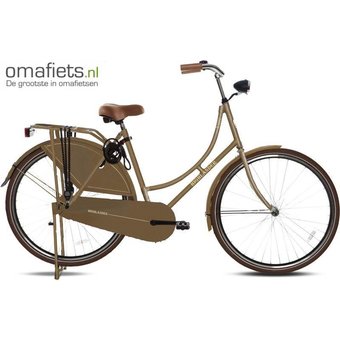 Highlander omafiets 28 tommers Cappuccino