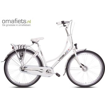 Vogue omafiets 28 pollici bianco margherita