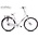 Vogue omafiets 28 tommer hvid daisy