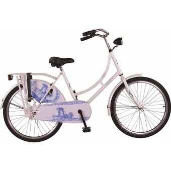 Royal omafiets 24 pulgadas de Delft blanco