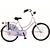 Real omafiets Delft branco de 24 polegadas