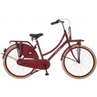 Popal omafiets 24 inch Transit red with gears