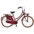 Popal omafiets 24 inch Transit rood met versnellingen
