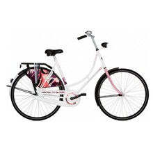 Puch omafiets 28 pouces Bella Strada rose blanc