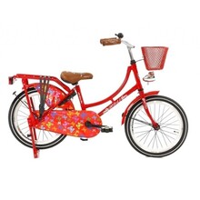 Popal omafiets 18 inch red