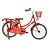 Popal omafiets 18 inch red