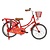 Popal omafiets 18 polegadas vermelho