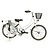 Popal omafiets 18 inch white