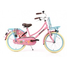 Popal omafiets 20 inch DailyDutch bloemen roze