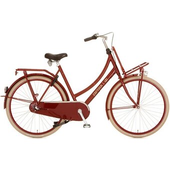 Cortina omafiets 28 pouces U4 vin rouge avec des engrenages