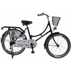Popal omafiets 22 inch black baroque