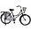 Popal omafiets 22 inch barok zwart