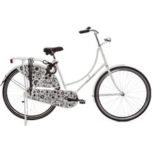 Highlander omafiets 28 inch white, black