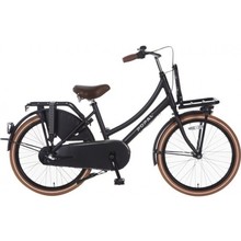 Popal omafiets 22 inch matte black with gears Transit